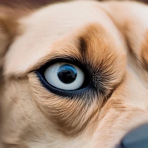 Skinwalker dog eye photo