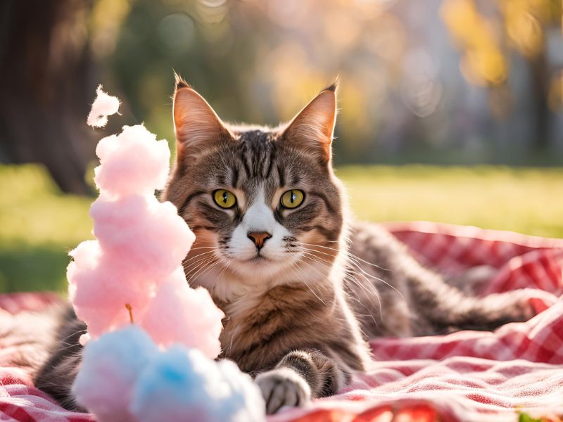 Can Cats Eat Cotton Candy Risks