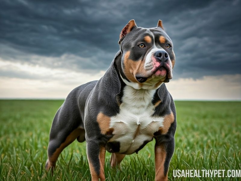 American Bully Blue Tri 