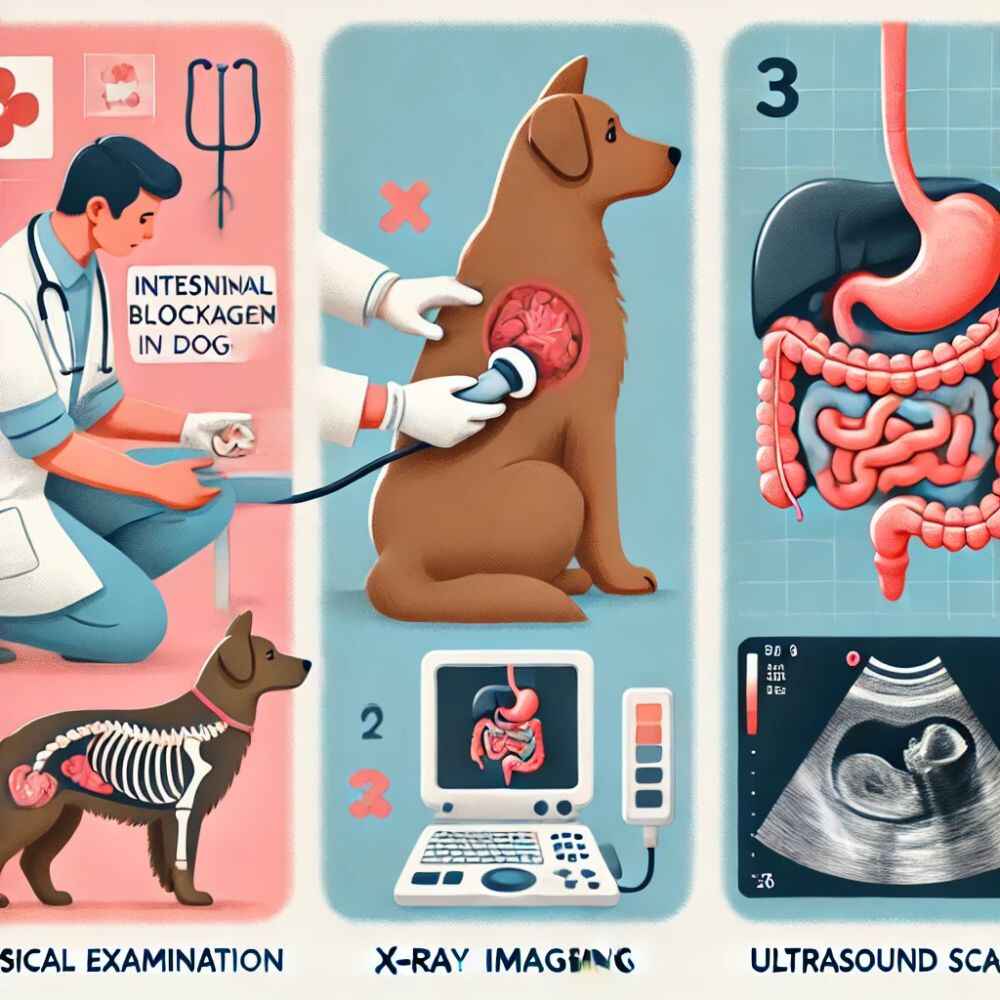 _ image showing way to identify intestinal blockages in dogs